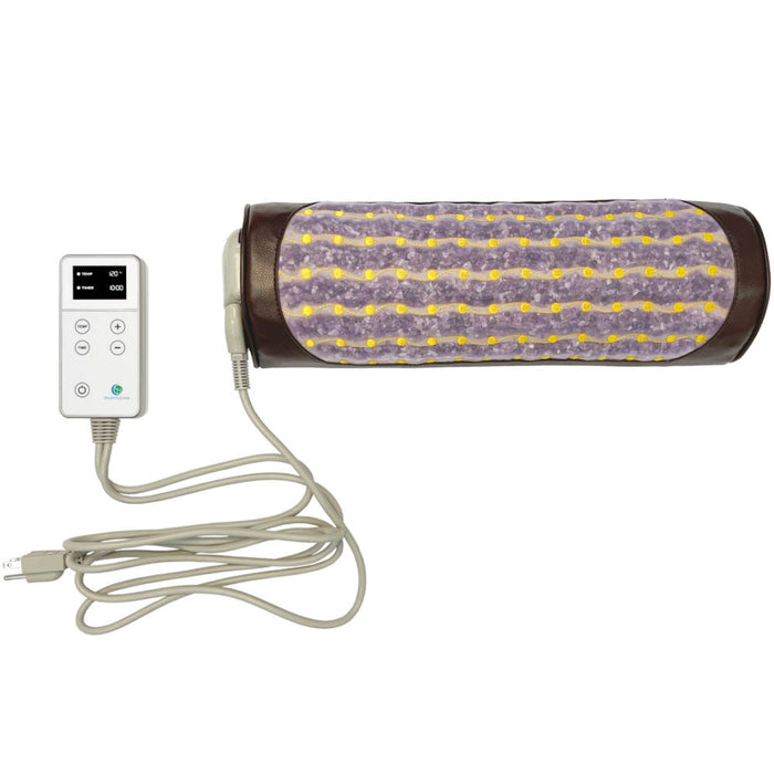 HealthyLine Amethyst Bolster With Gemstone Therapy