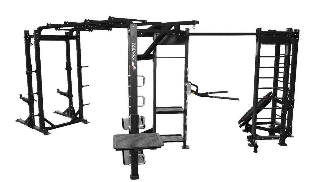 Inflight Fitness Shape L Three Station Full Body Gym System