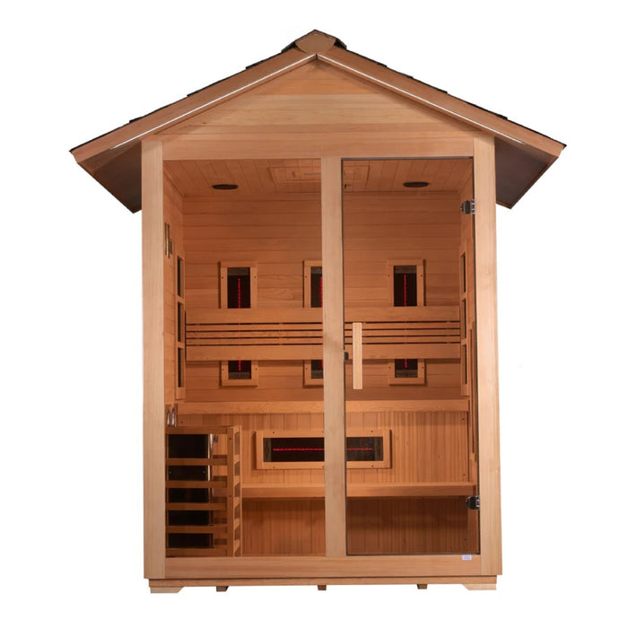 3 Person Hybrid Outdoor Sauna GDI-8123-01 by Golden Designs