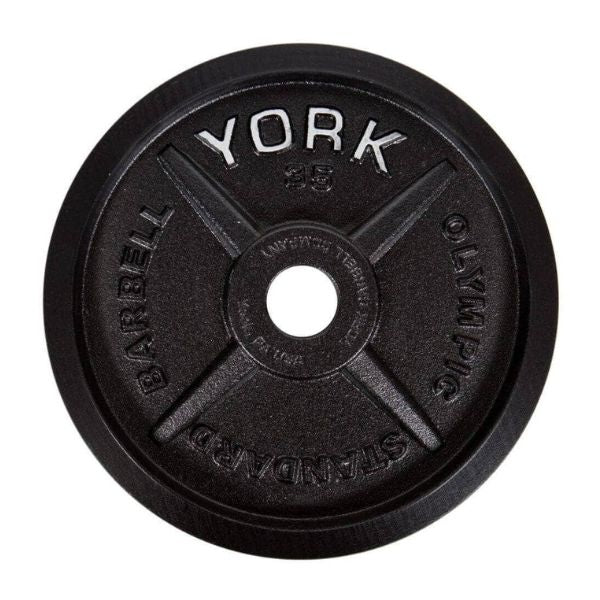 York Barbell Legacy Precision Milled Cast Iron Weight Plate Sets