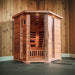 4-Person Indoor Infrared Corner Cedar Sauna