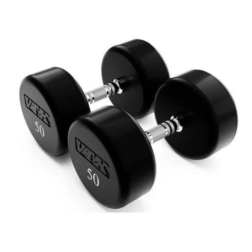 50lb Round Urethane Encased Dumbbells Troy VTX