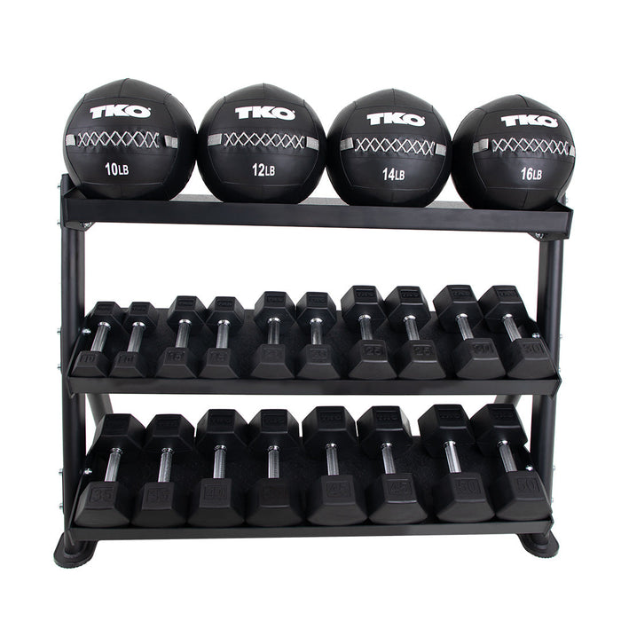 3-Tier Adjustable Tray Rack