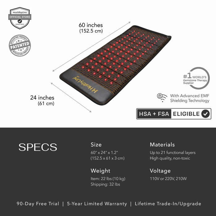 Advanced Jet Series Far Infrared Mat HealthyLine