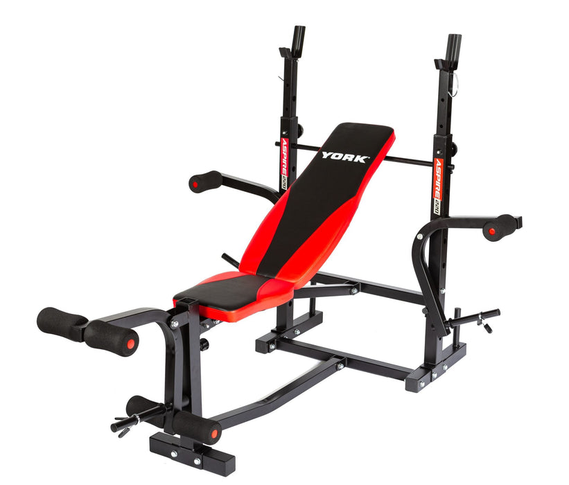 York Aspire 220 Folding Bench with Arm/Leg Curl/Butterfly