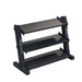 Body-Solid 3-Tier Vinyl and Neoprene Dumbbell Rack GDR34B Body-Solid