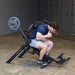 Body Solid GAB300B Semi Recumbent Ab Bench