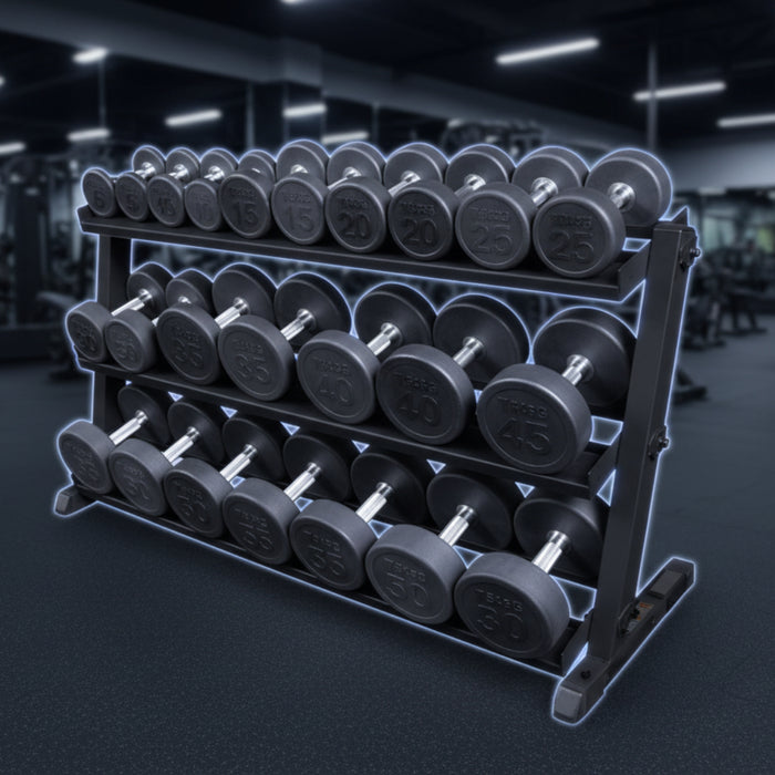 Body-Solid GDR60 Dumbbell Rack 2-Tier with SDP560