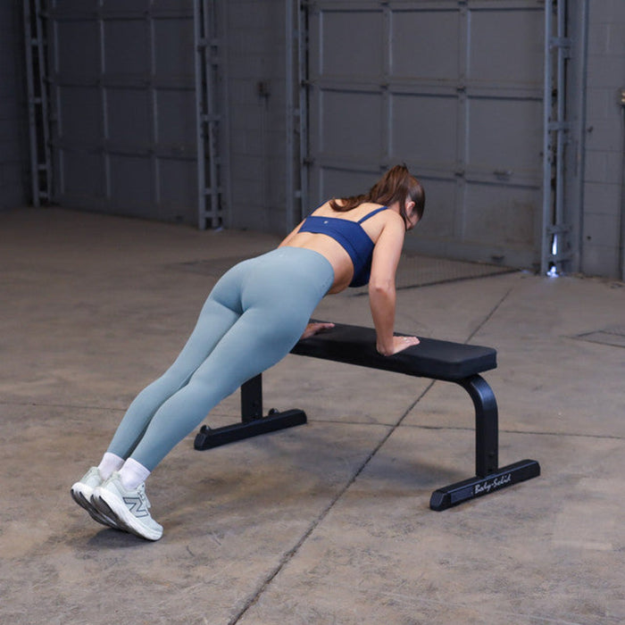Body Solid GFB350B Flat Bench Sturdy Steel Frame