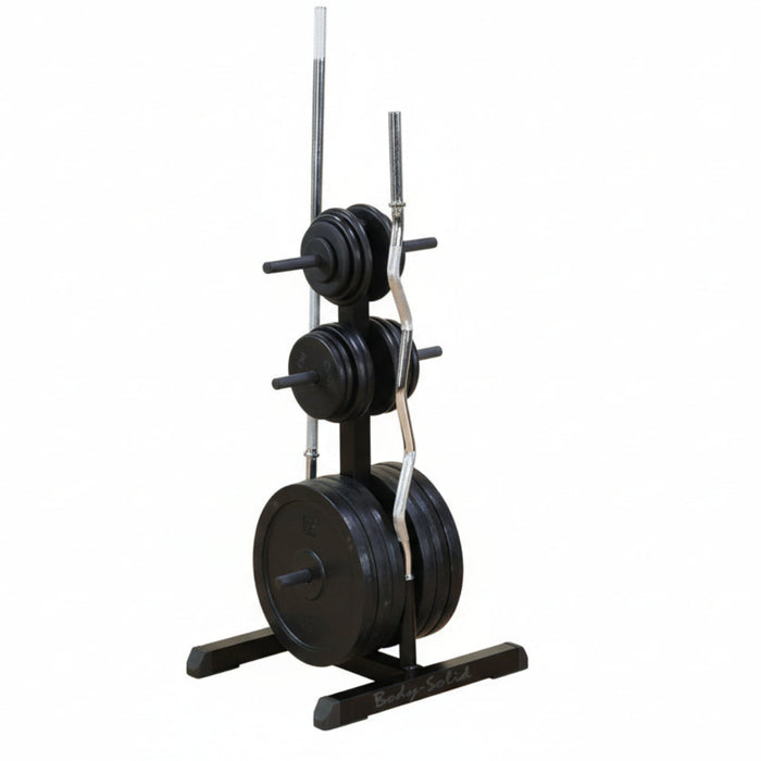 Body Solid GSWT Standard Plate Tree & Bar Holder