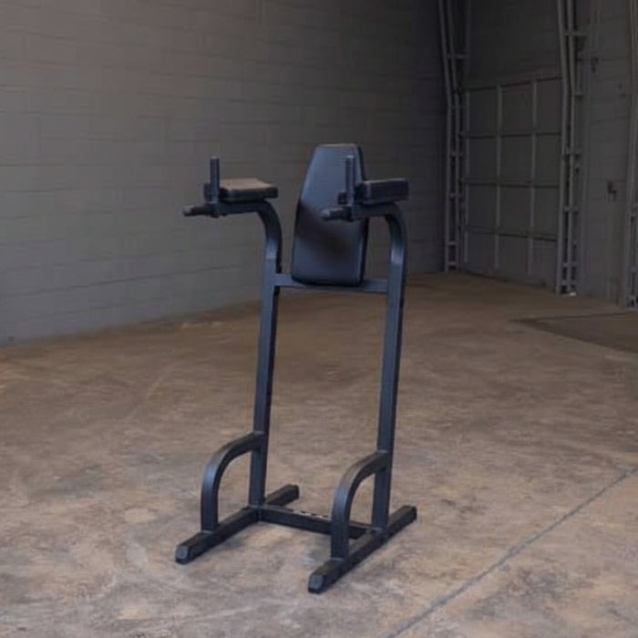 Body-Solid GVKR60B Vertical Knee Raise Dip Station Profile