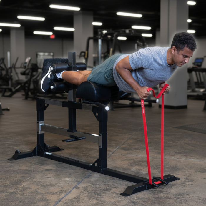 Body-Solid Glute and Ham Machine, Black Finish AB Workout