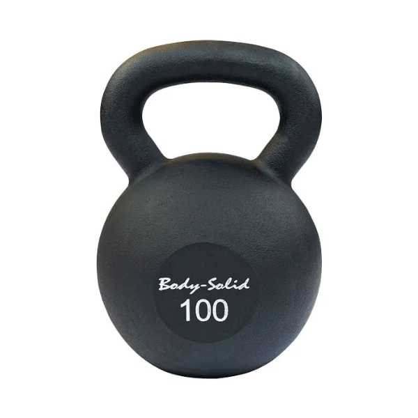 Body-Solid KBR100 Powder Coated Iron Kettlebell