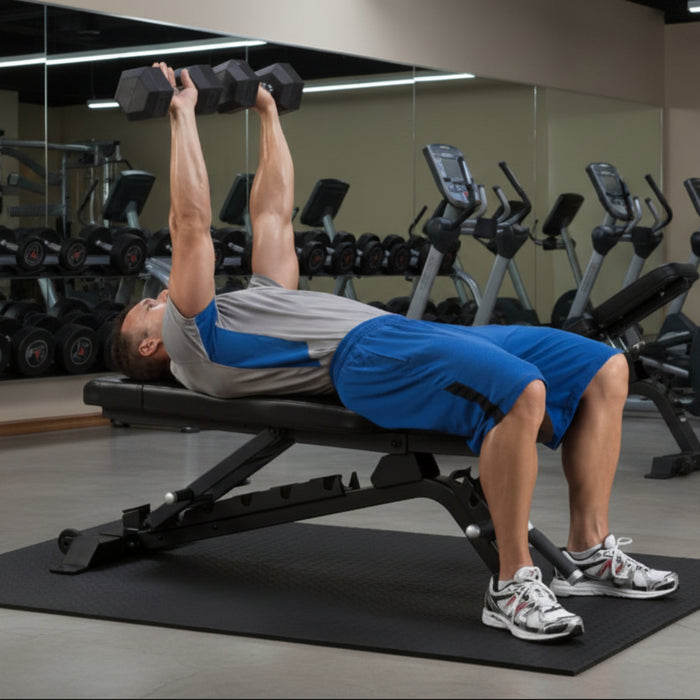 Body-Solid Pro Clubline Adjustable Bench Flat Chest Workout