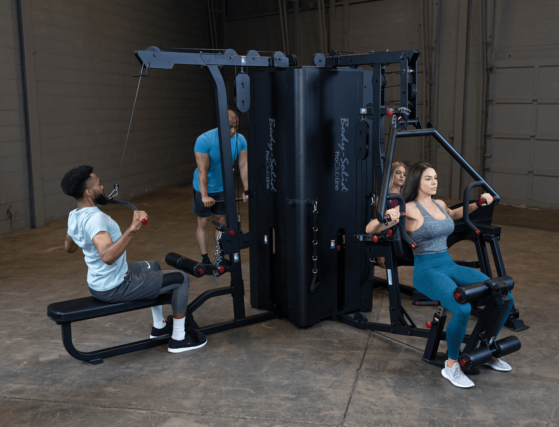 Body Solid Pro Clubline S1000 4-Stack Gym For Sale — Select Fitness