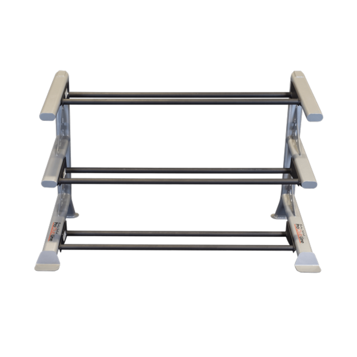 Body Solid Pro Clubline SDKR1000MB 3 Tier Medicine Ball Rack