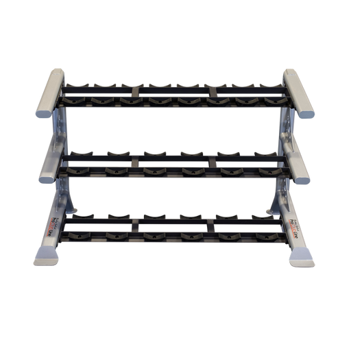 Body Solid Pro Clubline SDKR1000SD 3 Tier Saddle Dumbbell Rack