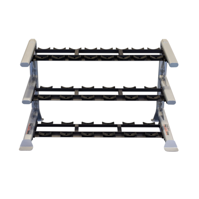 Body Solid Pro Clubline SDKR1000SD 3 Tier Saddle Dumbbell Rack