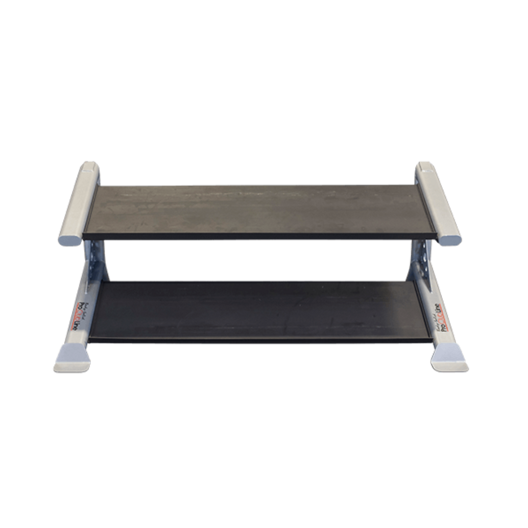 Body Solid Pro Clubline SDKR500DB 2 Tier Dumbbell Rack — Select Fitness