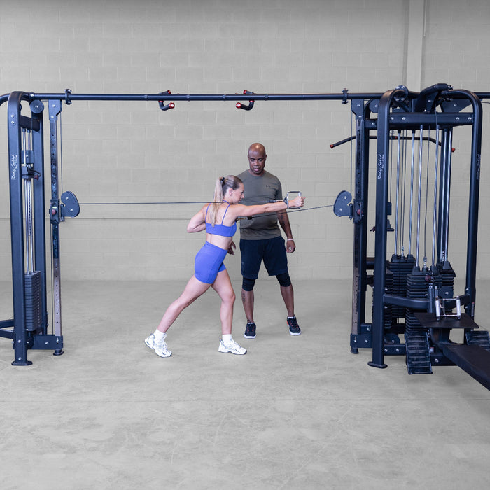 Body Solid Pro Clubline SJG500 5 Stack Jungle Gym Commercial Fitness