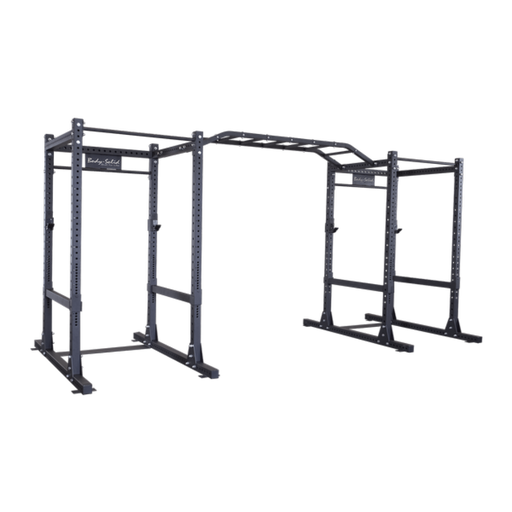 Body Solid Pro Clubline SPR1000DB Commercial Double Power Rack Package