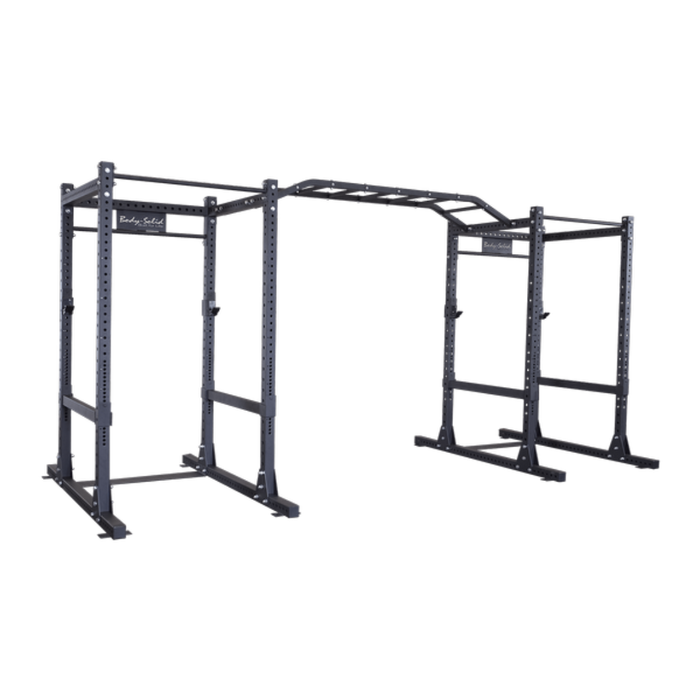 Body Solid Pro Clubline SPR1000DB Commercial Double Power Rack Package