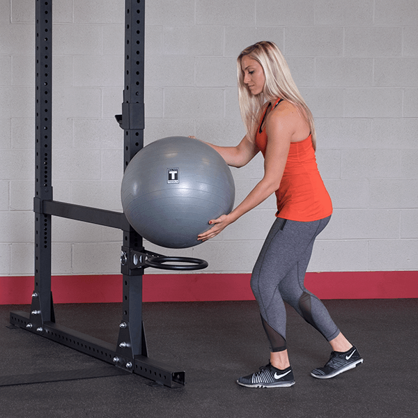 Body Solid Pro Clubline SPR1000DB Commercial Double Power Rack Package