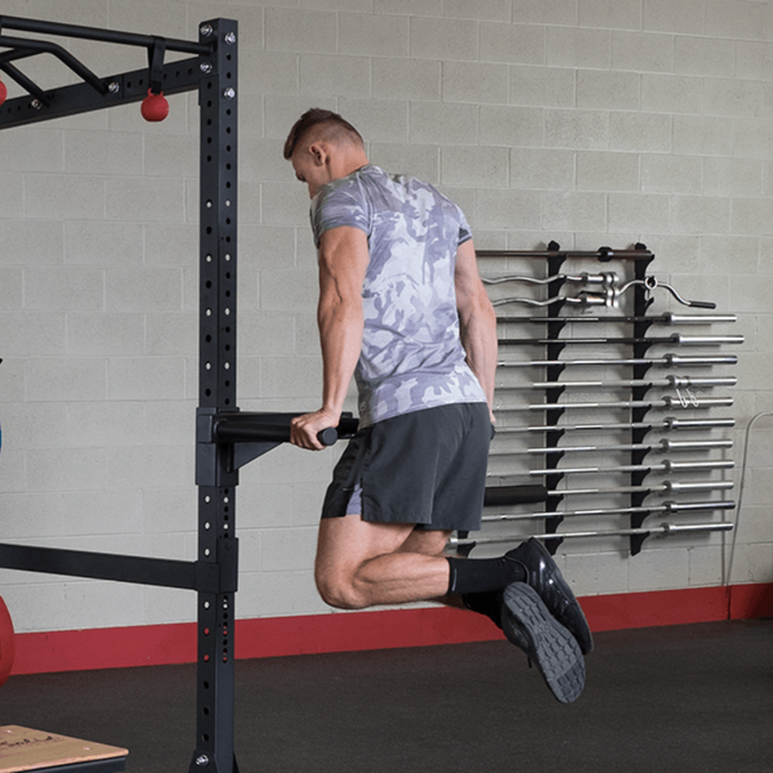 Body Solid Pro Clubline SPR1000DB Commercial Double Power Rack Package