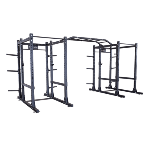 Body Solid Pro Clubline SPR1000DBBACK Extended Double Power Rack Package