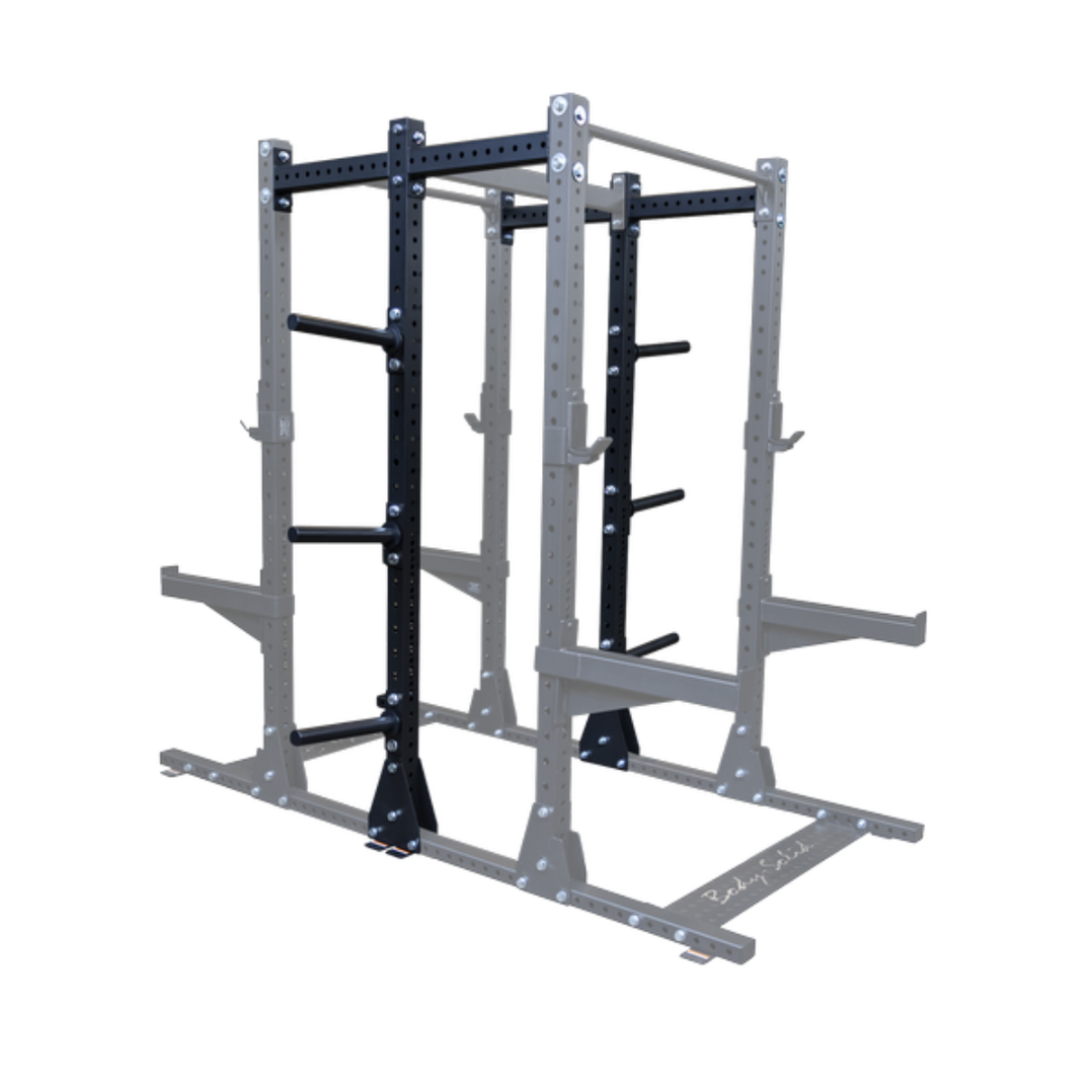 Body Solid Smith Rack Body Solid Pro Clubline SPRDBLKIT Commercial Double Half Rack Kit ...