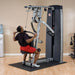 Body Solid Pro Dual DPLS SF Vertical Press Lat Machine Strength Training
