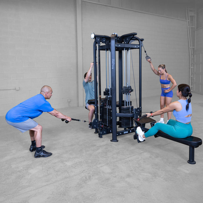 Body Solid SJG100 Pro Clubline 4 Stack Jungle Gym