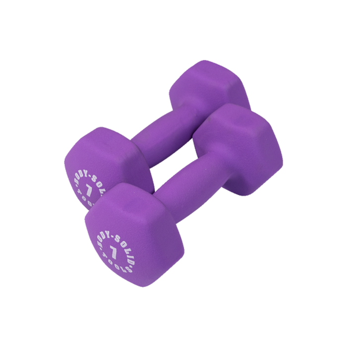 Body Solid Tools BSTND Neoprene Dumbbells