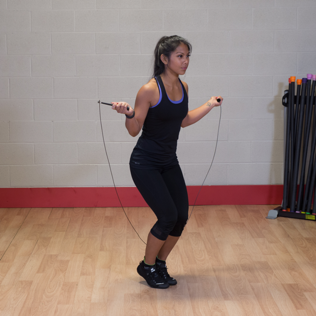 Body Solid Tools BSTSR1 Cable Speed Rope — Select Fitness
