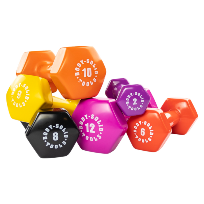 Body Solid Tools BSTVD Vinyl Dumbbells