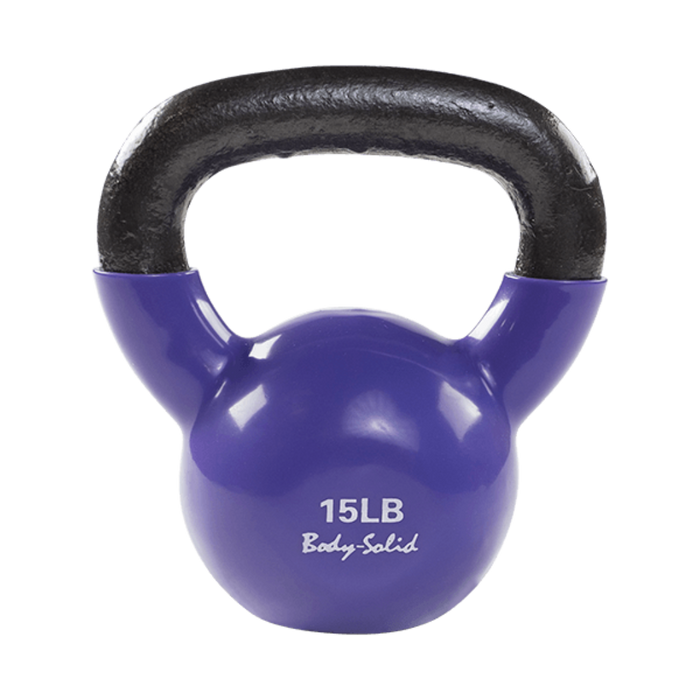 Body Solid Tools KBV Vinyl Coated Kettlebells