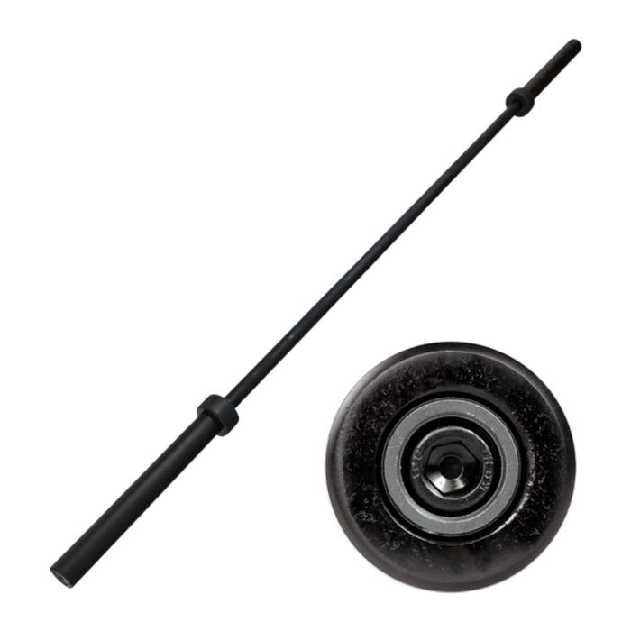 Body Solid Tools OB86B 7' Black Olympic Bar