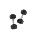 Body Solid Tools SDR Rubber Hex Dumbbells