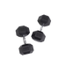 Body Solid Tools SDR Rubber Hex Dumbbells