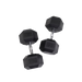 Body Solid Tools SDR Rubber Hex Dumbbells