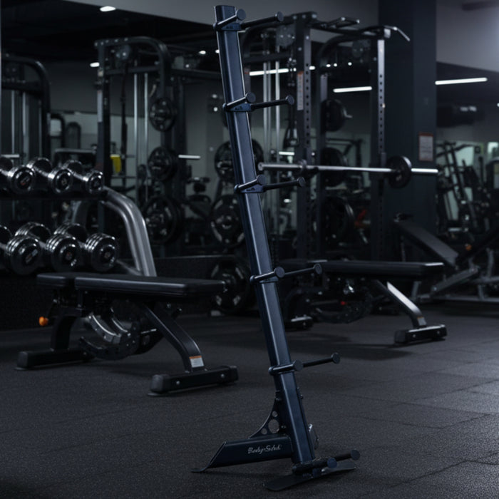 Body-Solid Vertical Medicine Ball Stand GMR10B Empty Gym