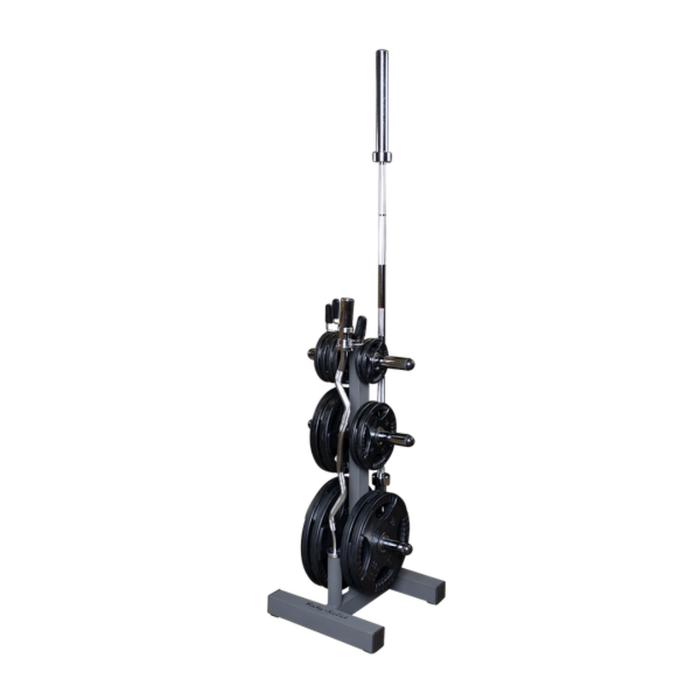 Body Solid WT46 Olympic Plate Tree & Bar Holder