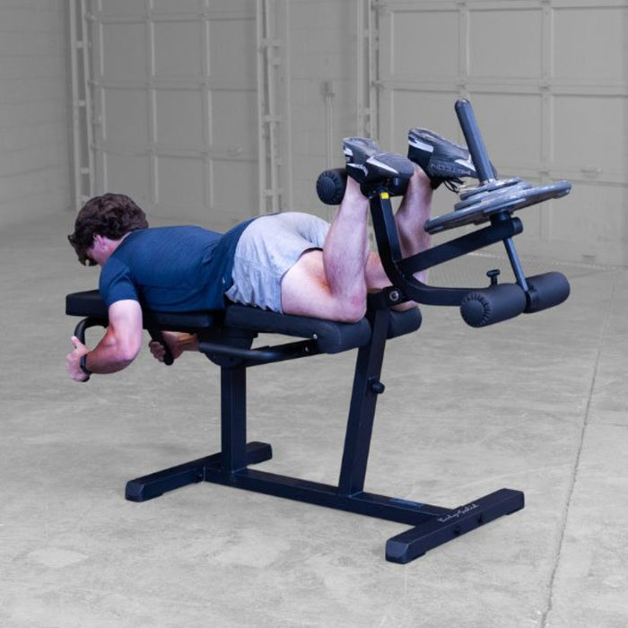 Body-Solid (GLCE365B) Adjustable Weight Bench with Leg Extension Male Leg Curls