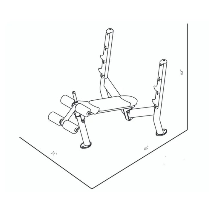 BodyKore CF2153 Dimensions