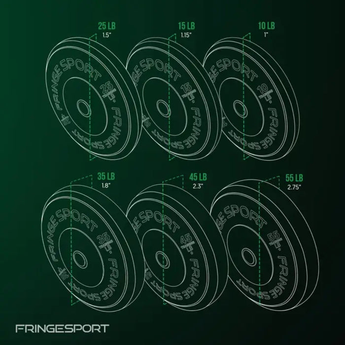 Bumper Plates Dimensions