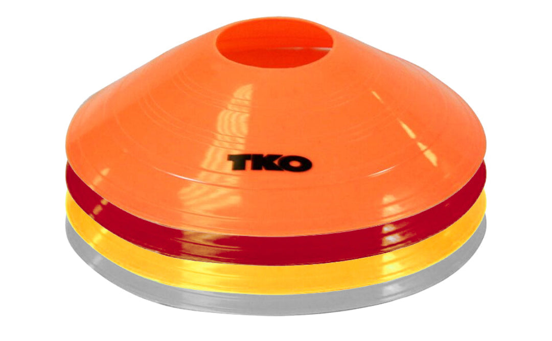 TKO Agility Cones, 20 pack, Mixed Colors
