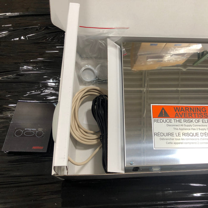 Harvia Xenio Club/Spirit/Cilindro/Virta Digital Sauna Heater Control w/ WiFi and Power Unit and Temp/Humidity Sensor Kit | CX30-U1-U3-XW / CX45-U1-U3-XW