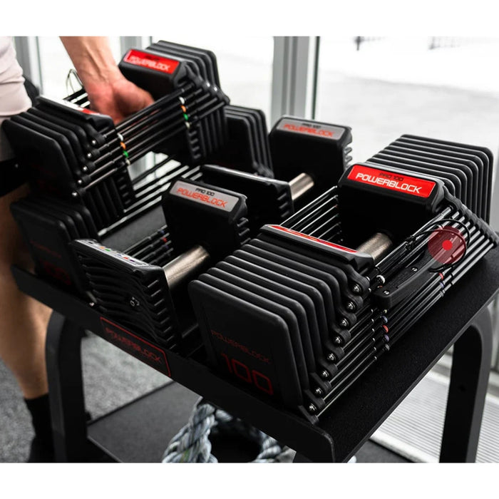 Powerblock Machine PowerBlock Commercial Pro 100 Adjustable Dumbbells For Sale — Select ...