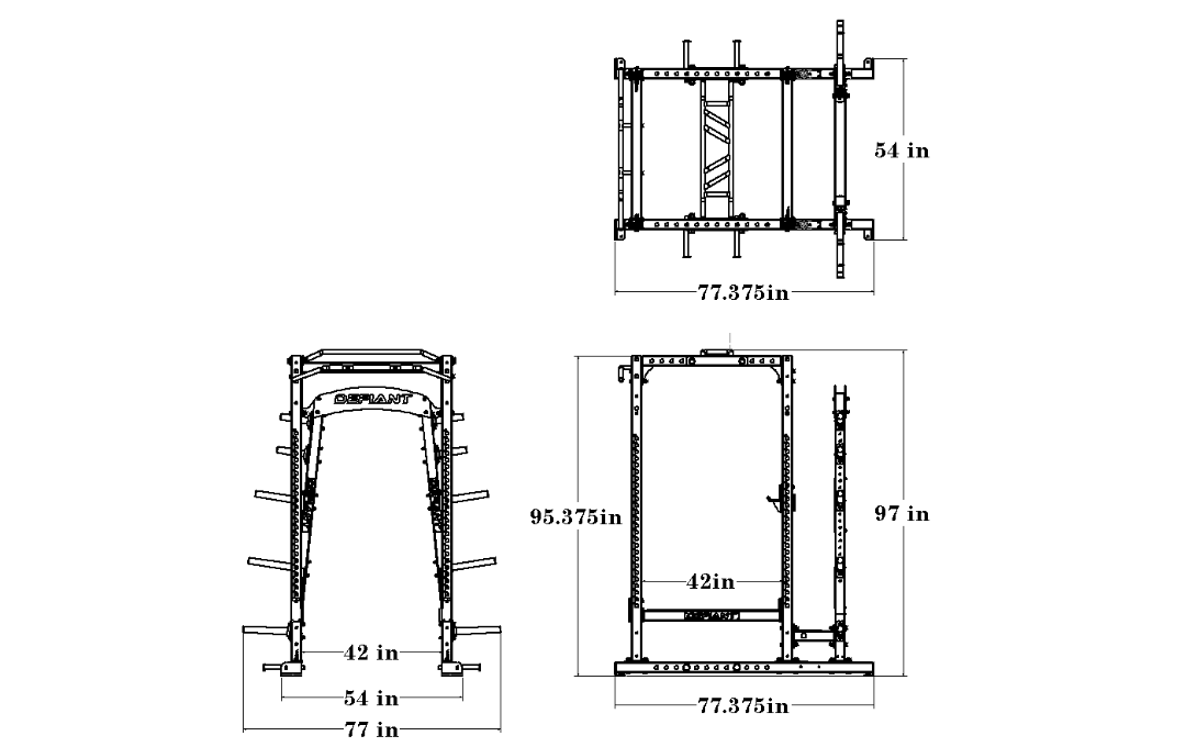 Defiant Strength Power Rack