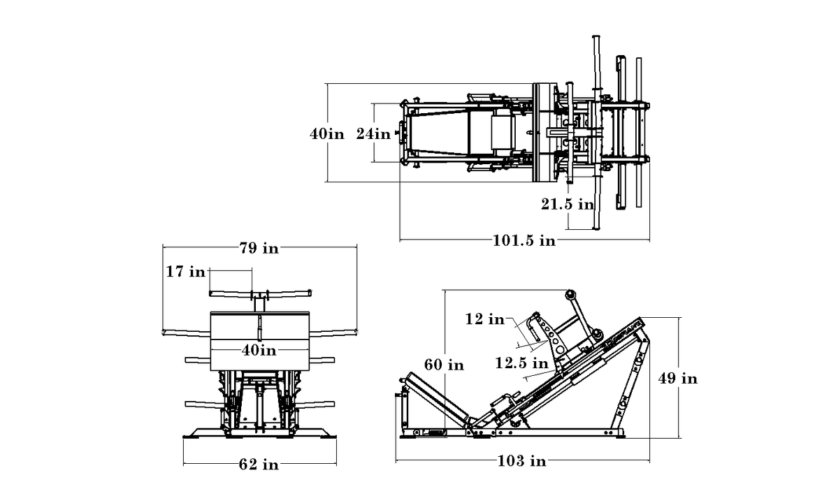 Defiant Strength 35-Degree Linear Leg Press